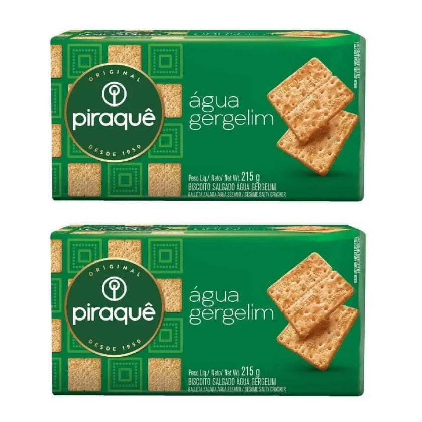 Piraquê Biscoito Água Gergelim (2x215g)